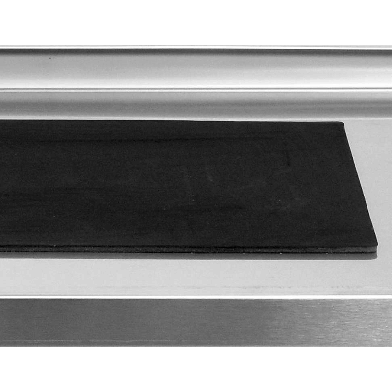 Servírovací nerezový/plech vozík 82x50 cm, 3 police - 3