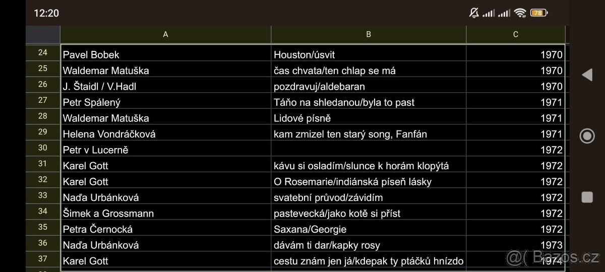Mix 66 kusů gramofonových desek - 3