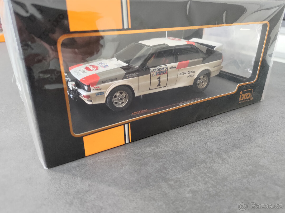 1:24 AUDI QUATTRO A1 #1 H. MIKKOLA - A. HERTZ RAC 1982 - IXO - 3