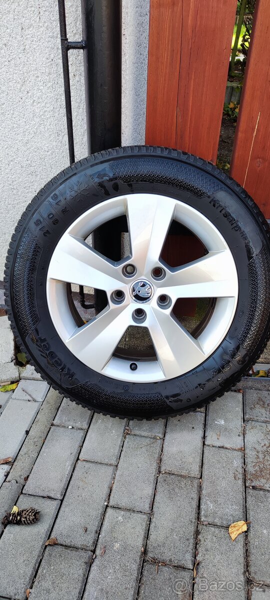 Alu kola 5x112 r16 orig.škoda - 3