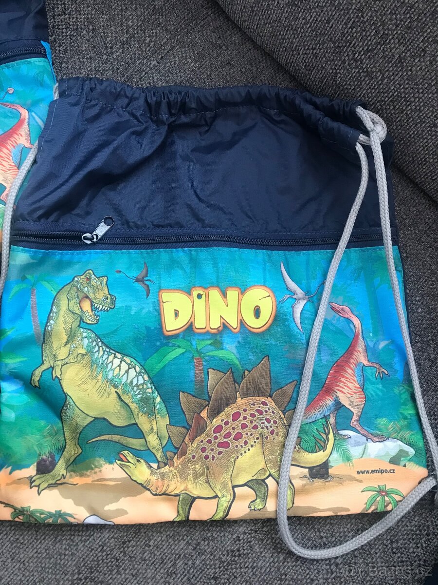 Pytlíky( vaky)na bačkory a na tělocvik Dino - 3