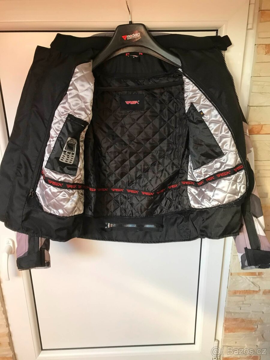 Krásná moto bunda vel. S/M - 3