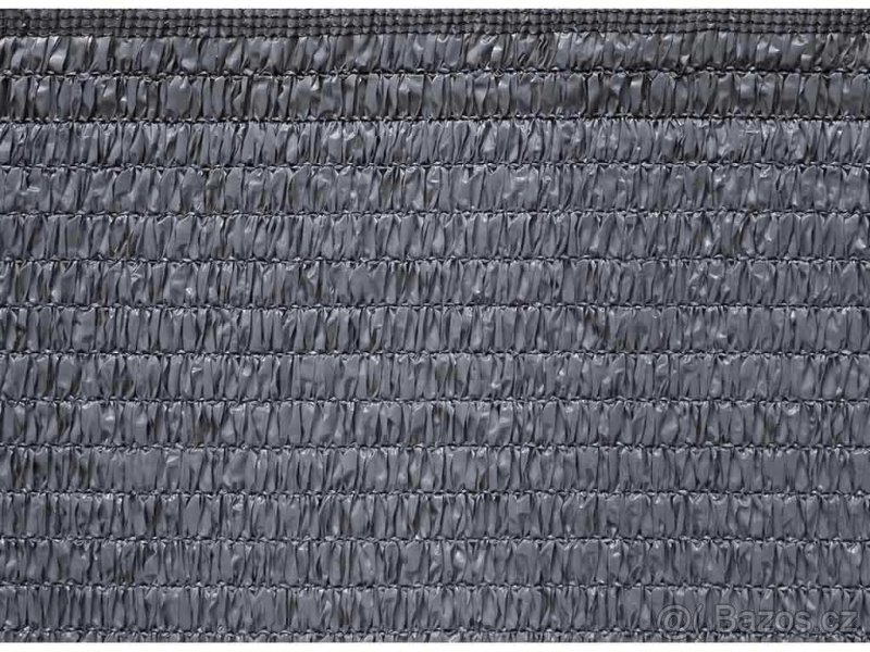 Stínící síť Kataro - tkanina na plot šedá - 3