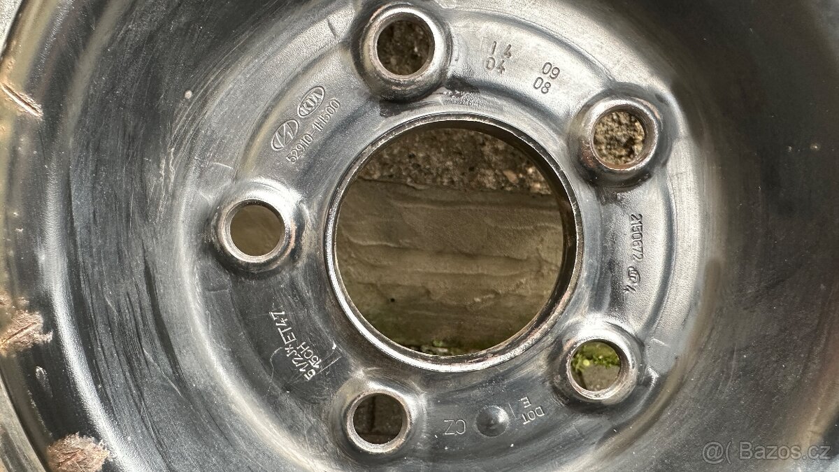 Prodám plechové disky R15 na 5 šroubů. - 3