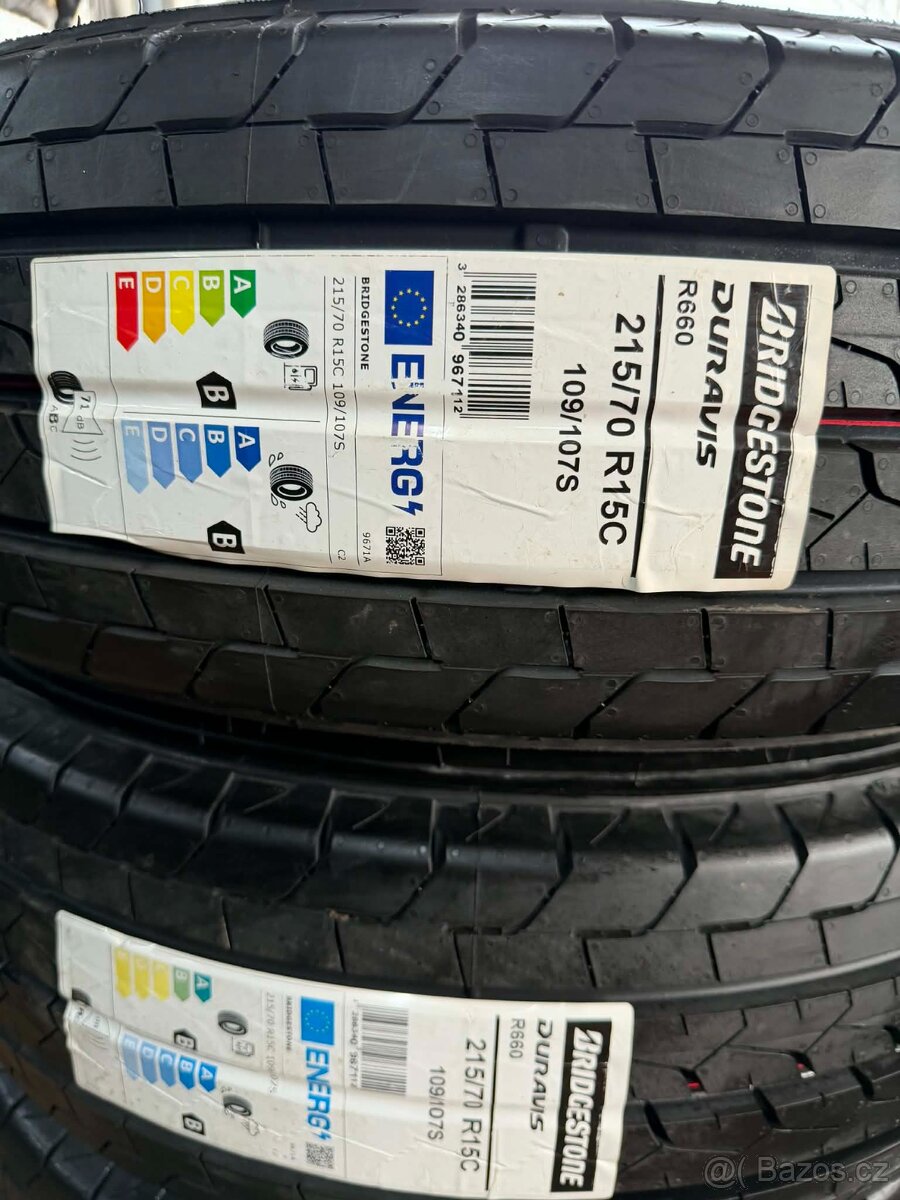 215/70r15 C nová obutá letní sada - 3