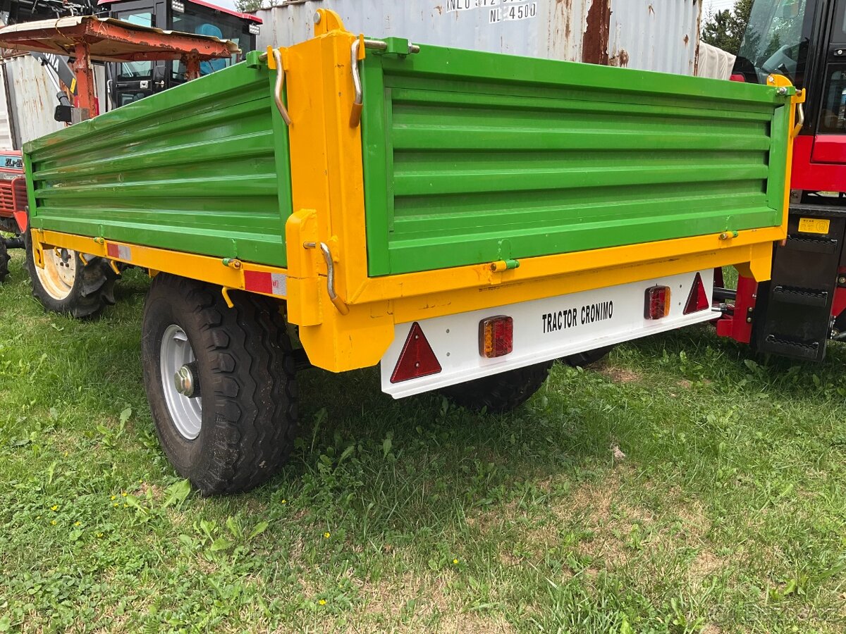 Vlek sklápěcí za traktor - 3