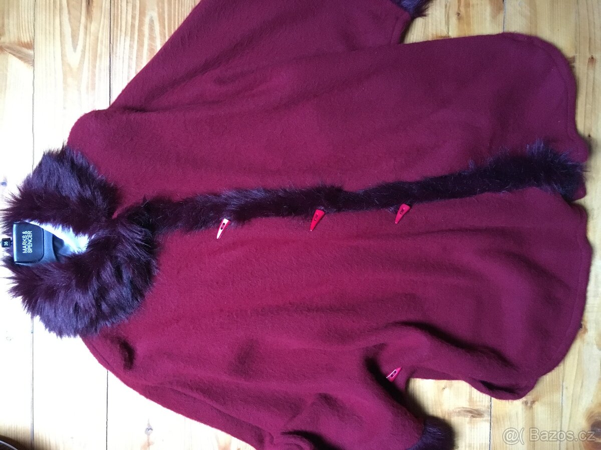 Dámský kožešinový plášť - pončo z Akrylu - 3