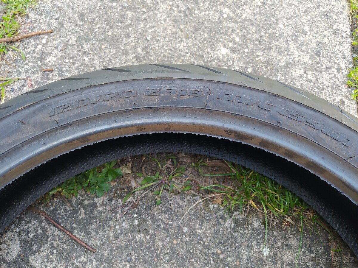 Motopneu 120/70 ZR18 METZELER ROADTEC Z8 - 3