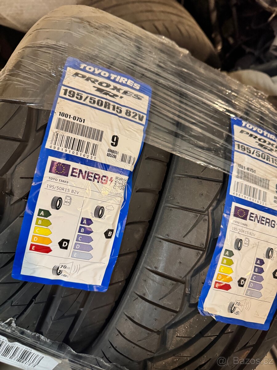 Toyo Tr1 proxes 195/50r15 nové - 3