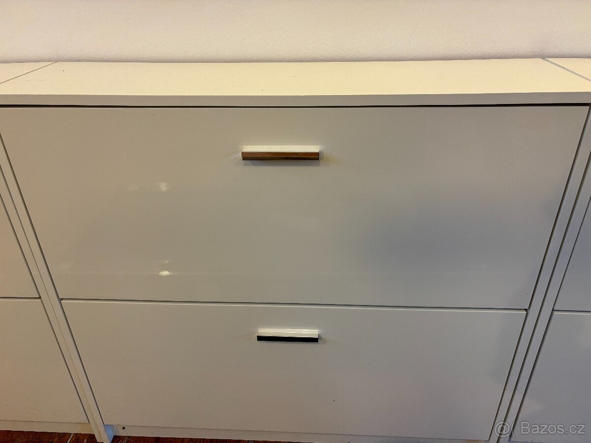 Botník - lesklý bílý (více kusů k dispozici) - 3