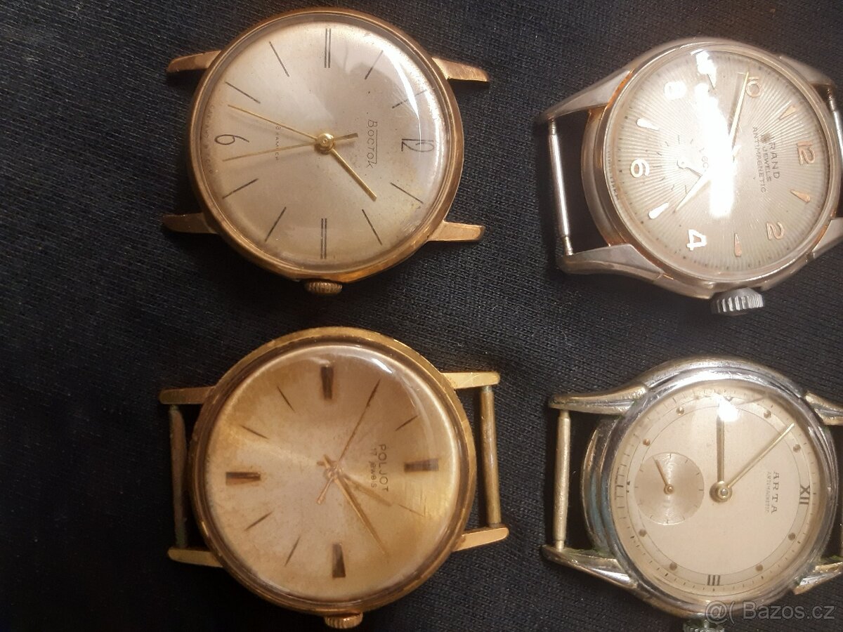 konvolut náramkové hodinky slava,poljot,wostok,orient,anker - 3