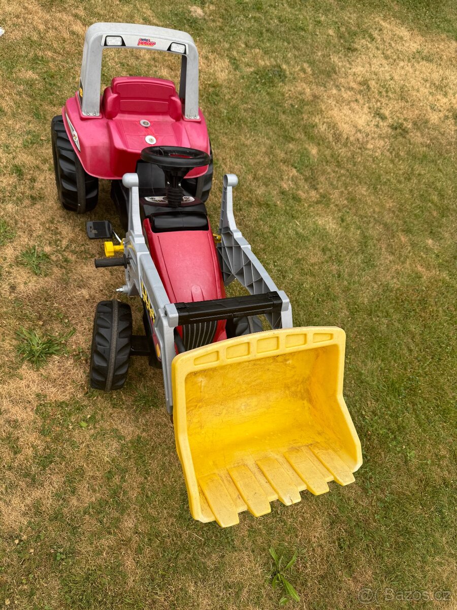 Šlapací trakror Rolly Toys X Trac s valníkem - 3