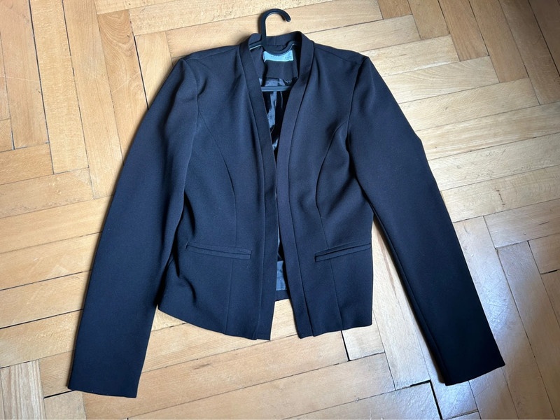 Dámske černé sako - 3