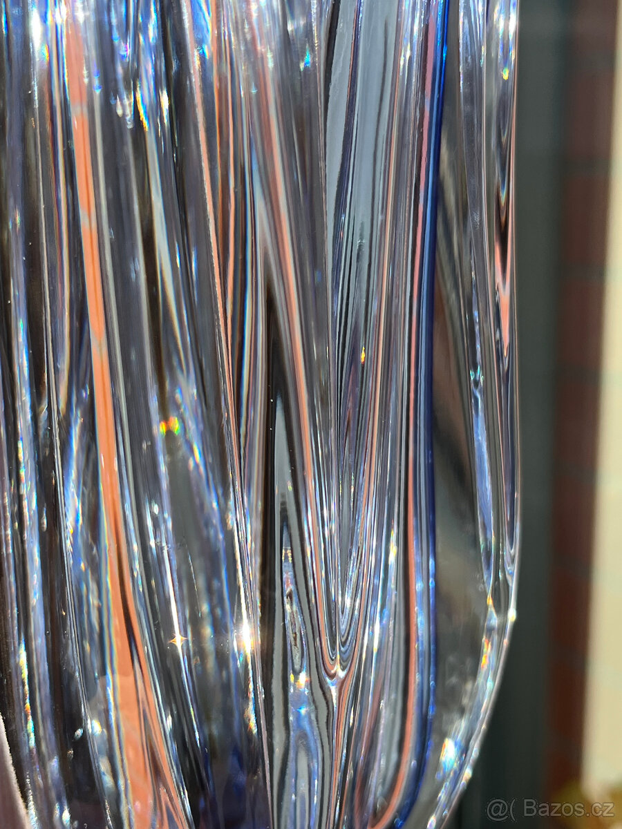 Nová křišťálová váza 28.5 cm, Bohemia Treasury 3.2kg - 3