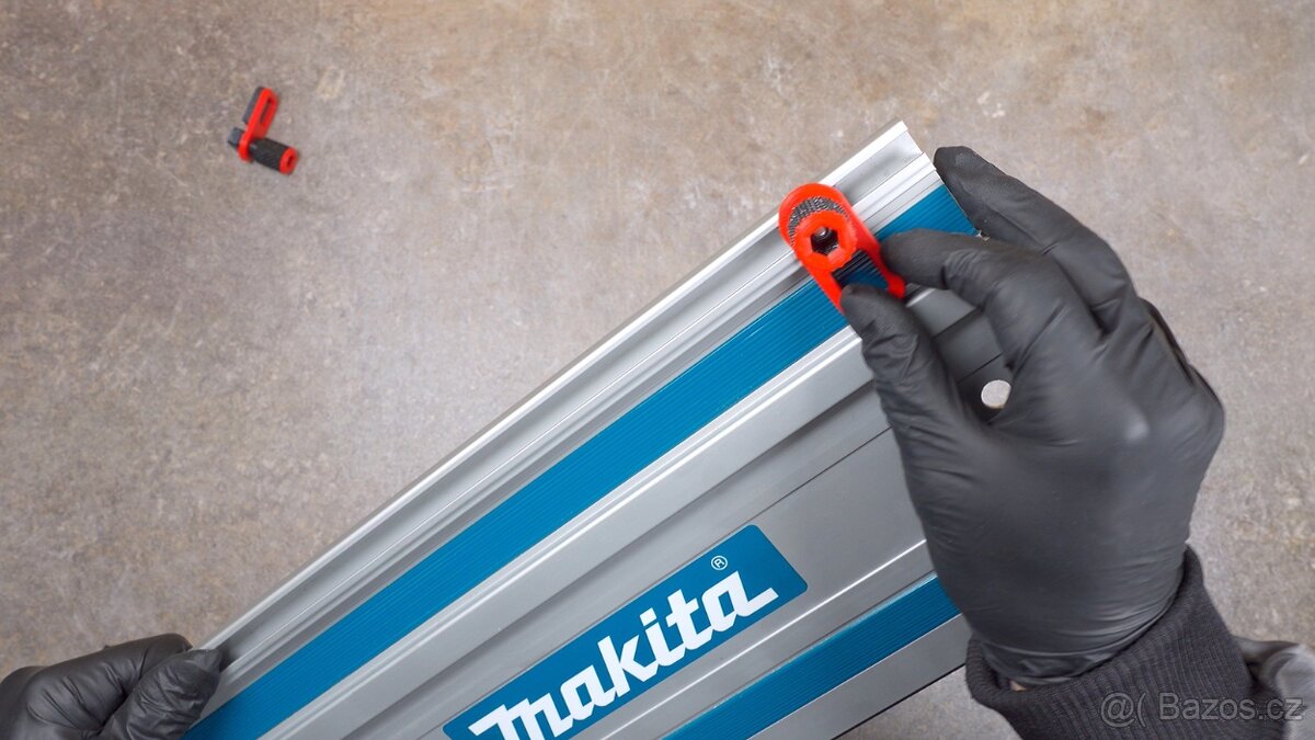 Nastaviteľné zarážky koncovej polohy na lištu Makita - 3