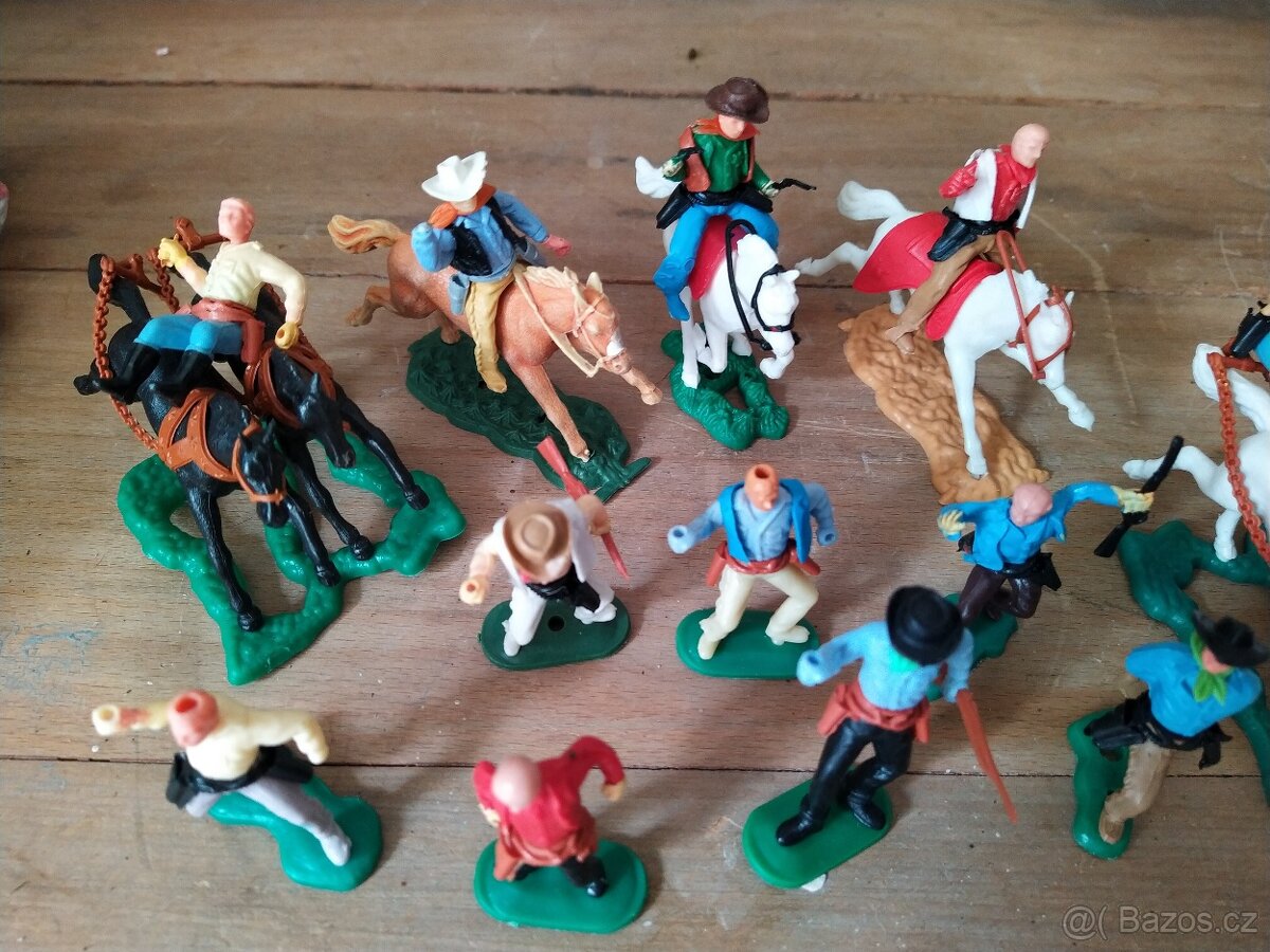 Retro figurky kovbojové - 3