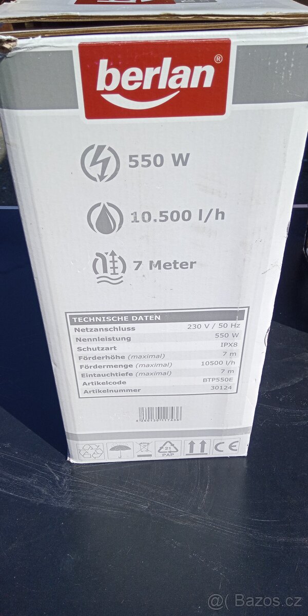 Ponorné čerpadlo+ hadice - 3