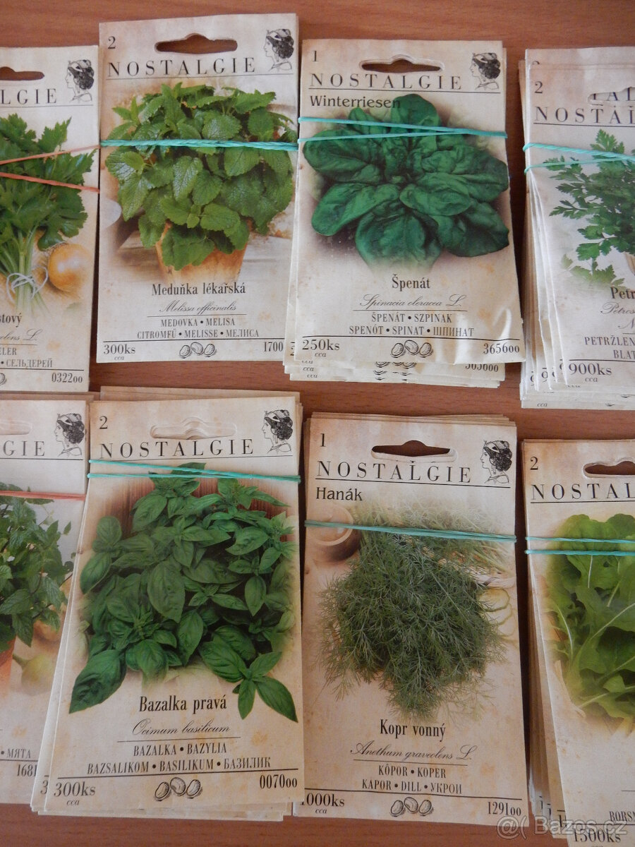 Semínka bylinek,listové zeleniny Moravoseed,Nostalgie - 3
