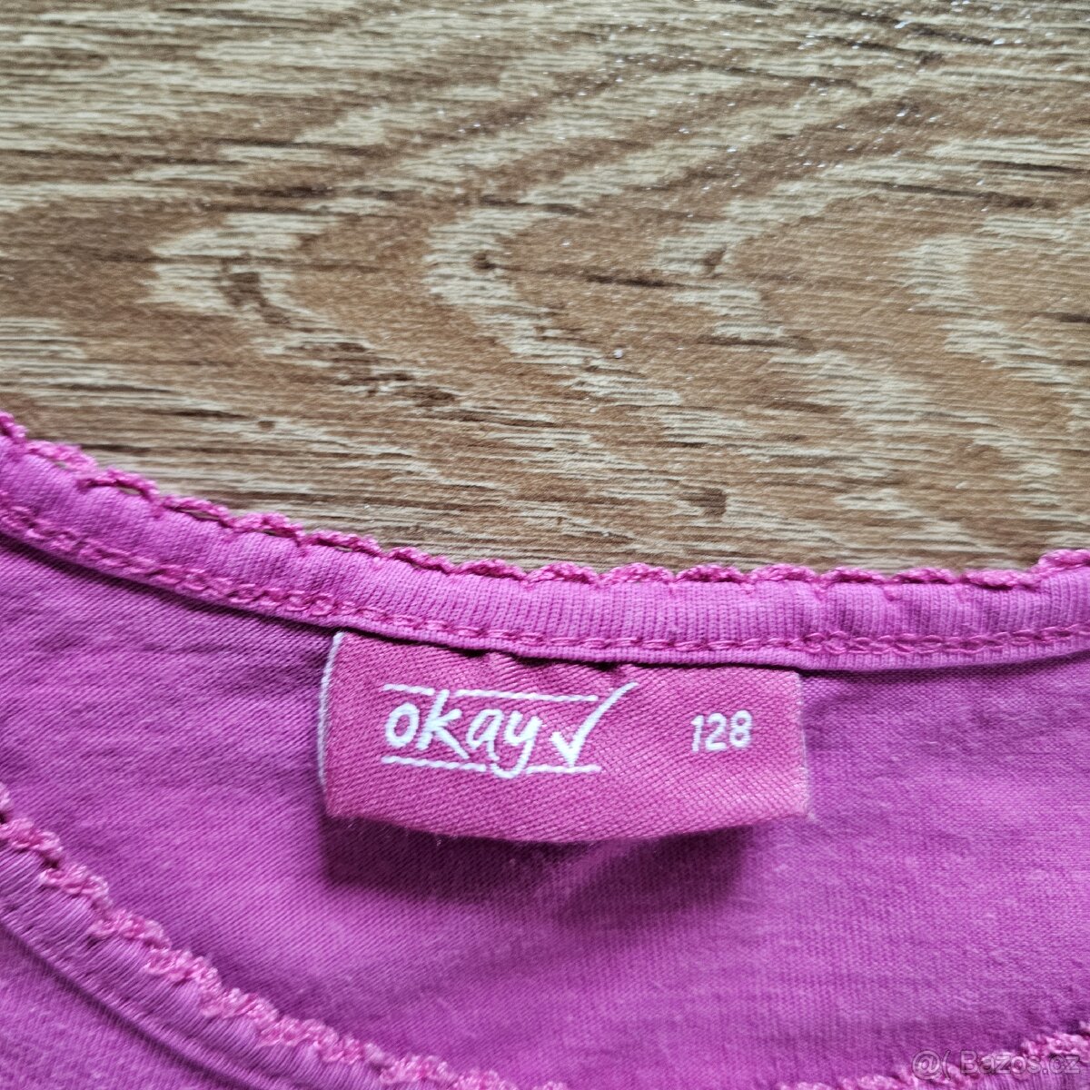 Dívčí fuchsiová tunika Kiki&Koko vel. 128 - 3