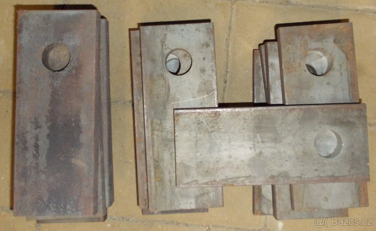 Kalené kladívko do kladívkového štěpkovače / drtiče 20x8x2cm - 3