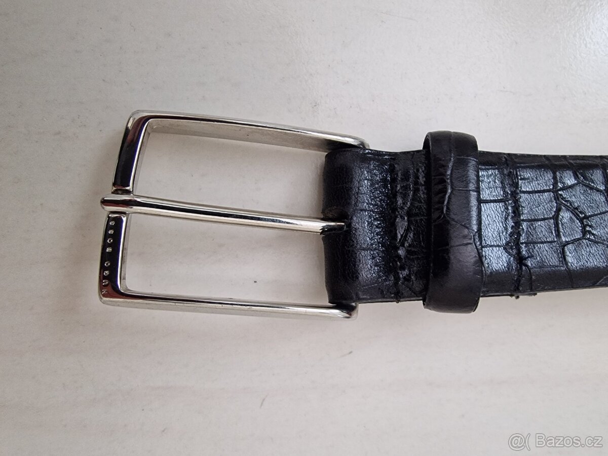 Kožený pásek Hugo Boss - 3