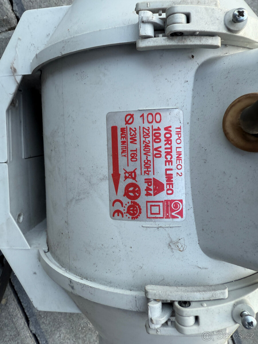 Dvouotáčkový potrubní ventilátor VORTICE LINEO TIPO 2,100 V0 - 3