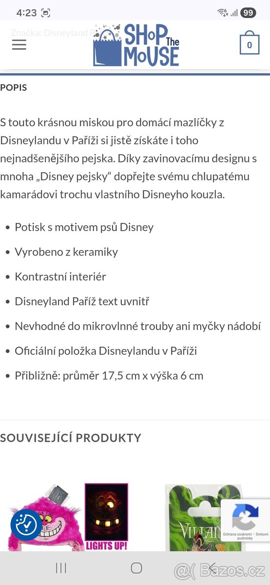 Miska pro psa Disneyland Paříž - 3