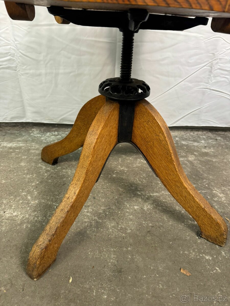 Masivní otáčecí židle (137006) - 3