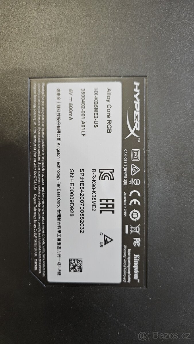HyperX klávesnice - 3