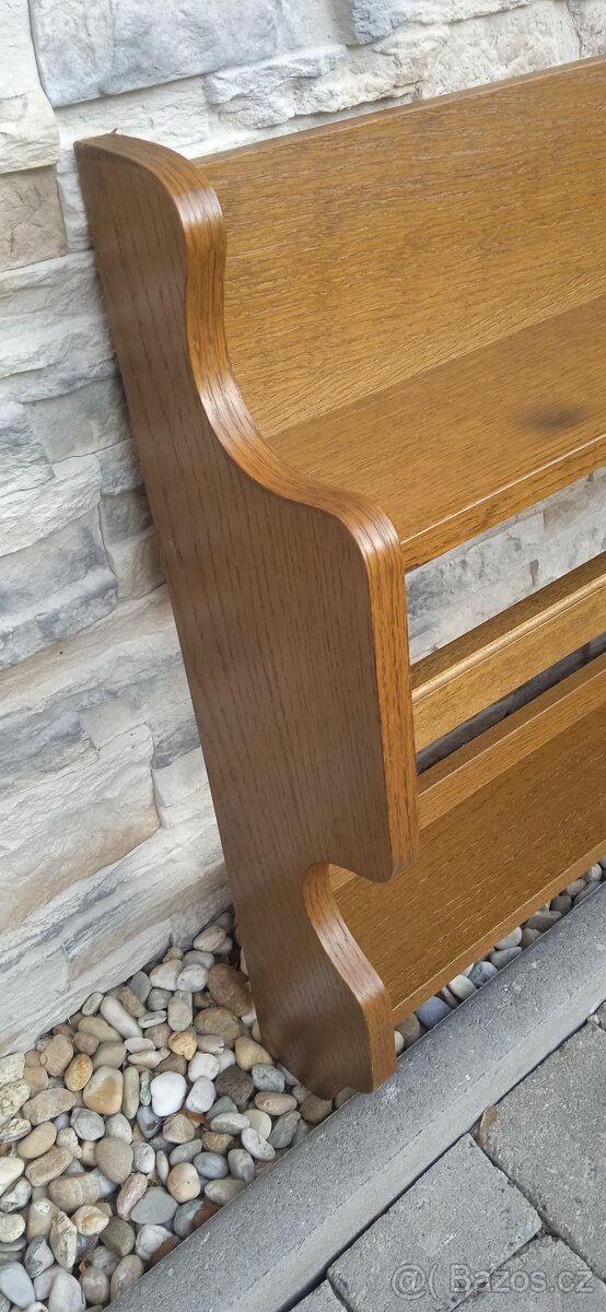 Závěsná rustikální police - 3