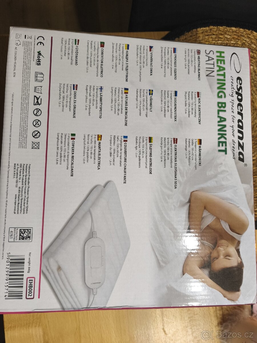 Vyhřívací elektrická deka - 3