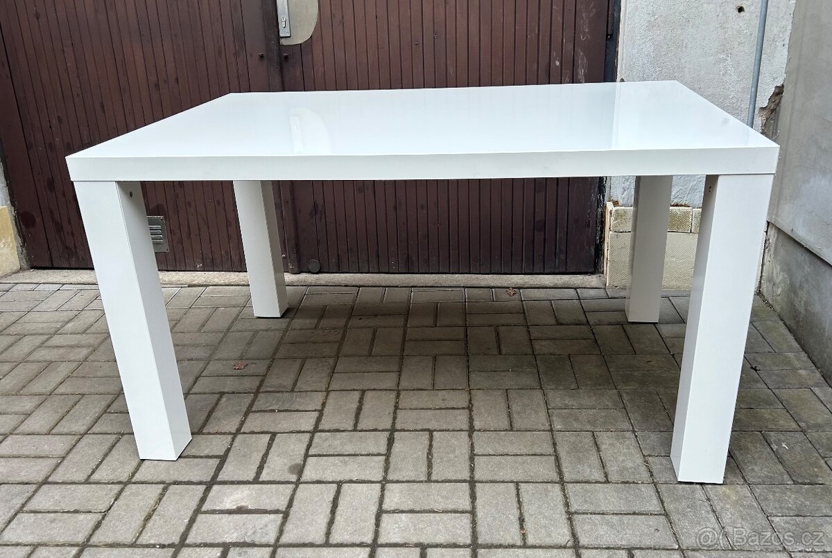 Stůl bílý lesklý IKEA TORESUND - 3