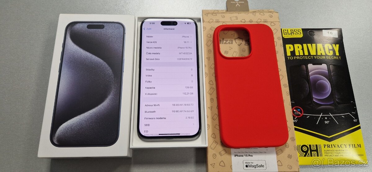 Iphone 15pro 128GB blue - 3