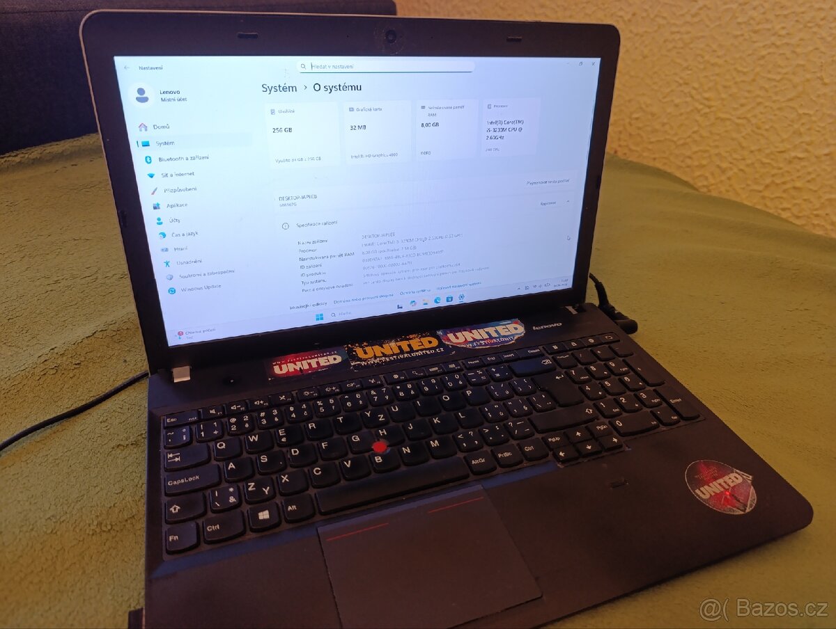 Notebook Lenovo ThinkPad Edge E531 🔧 Na náhradní díly - 3