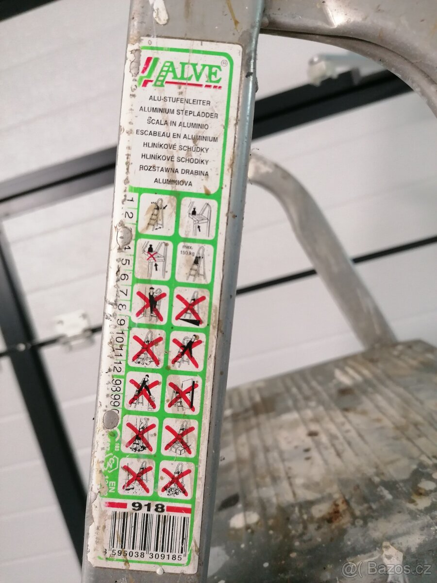 Hliníkové schůdky Alve - 3