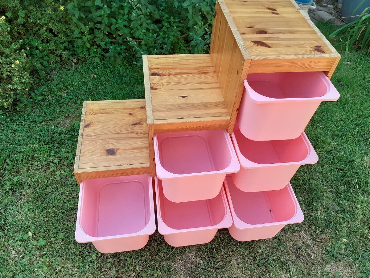 Ikea úložná sestava Trofast schody borovice - 3