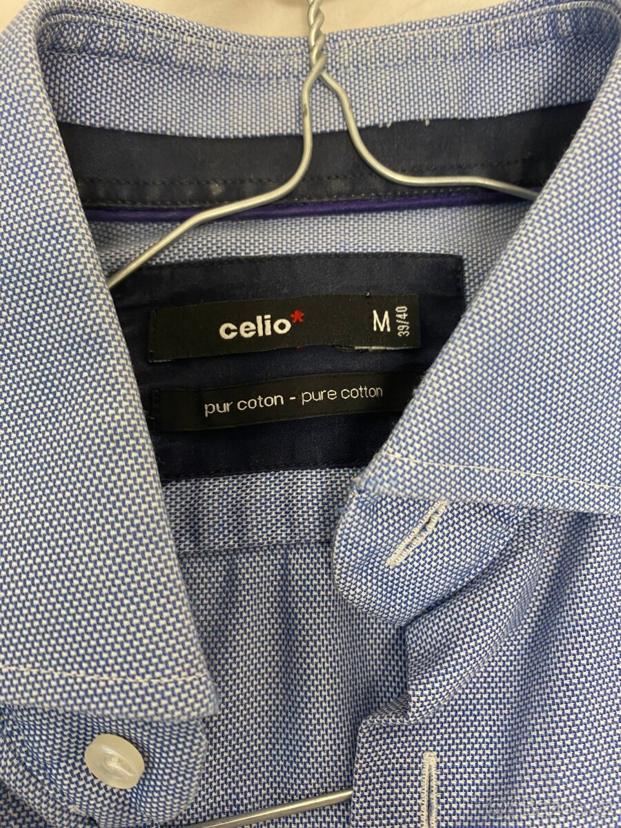 👔 Pánská košile Celio – 100 % bavlna, vel. M 👔 - 3