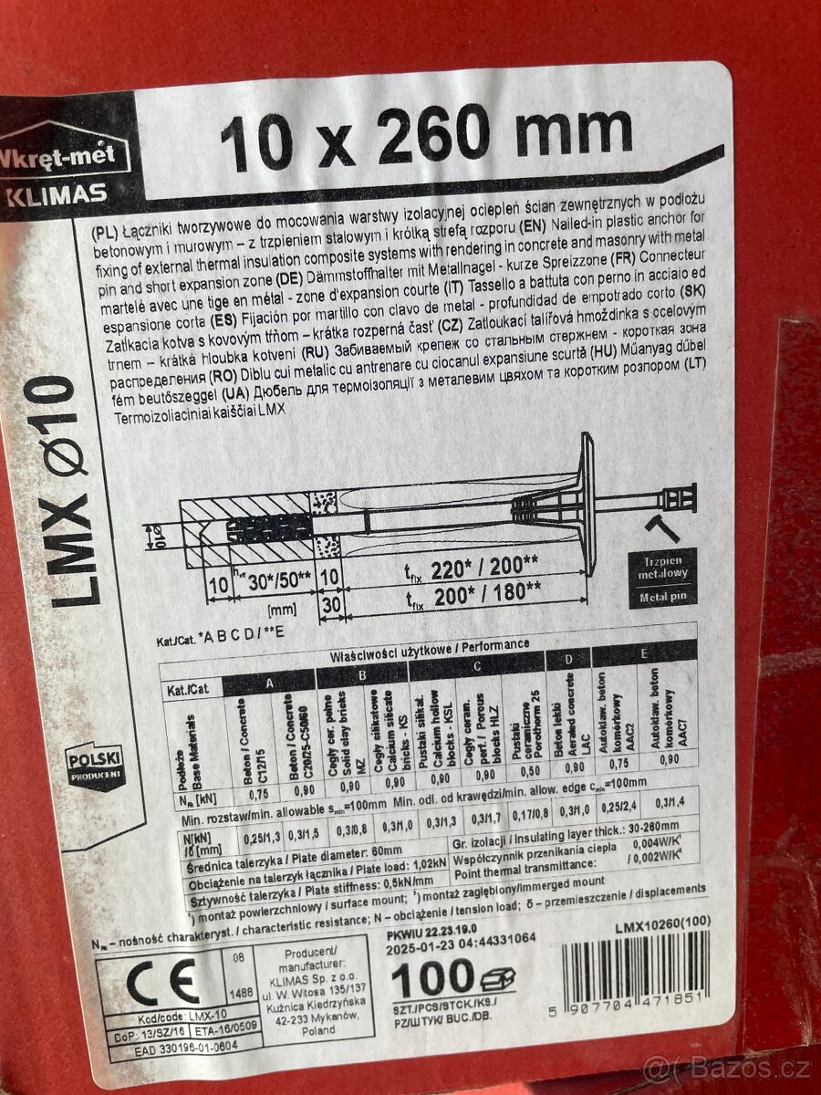 Kotvy Do Polystyrenu 10x260 mm - 3