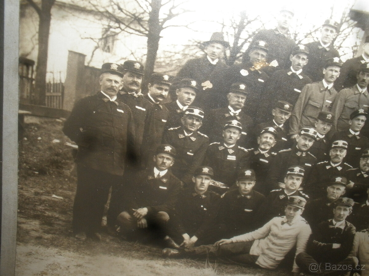 Staré foto hasiči-1920-1930 Mělník - 3