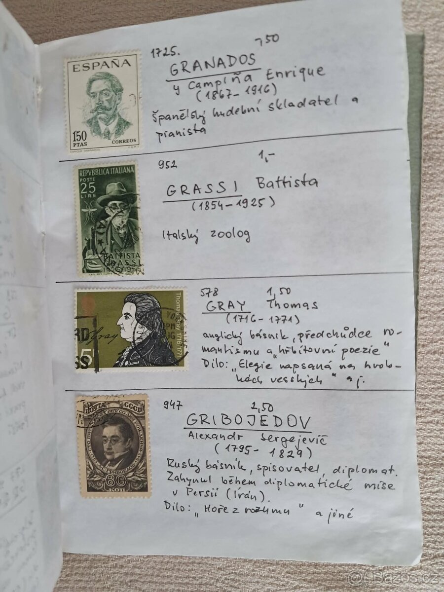 Osobnosti na známkach - 3