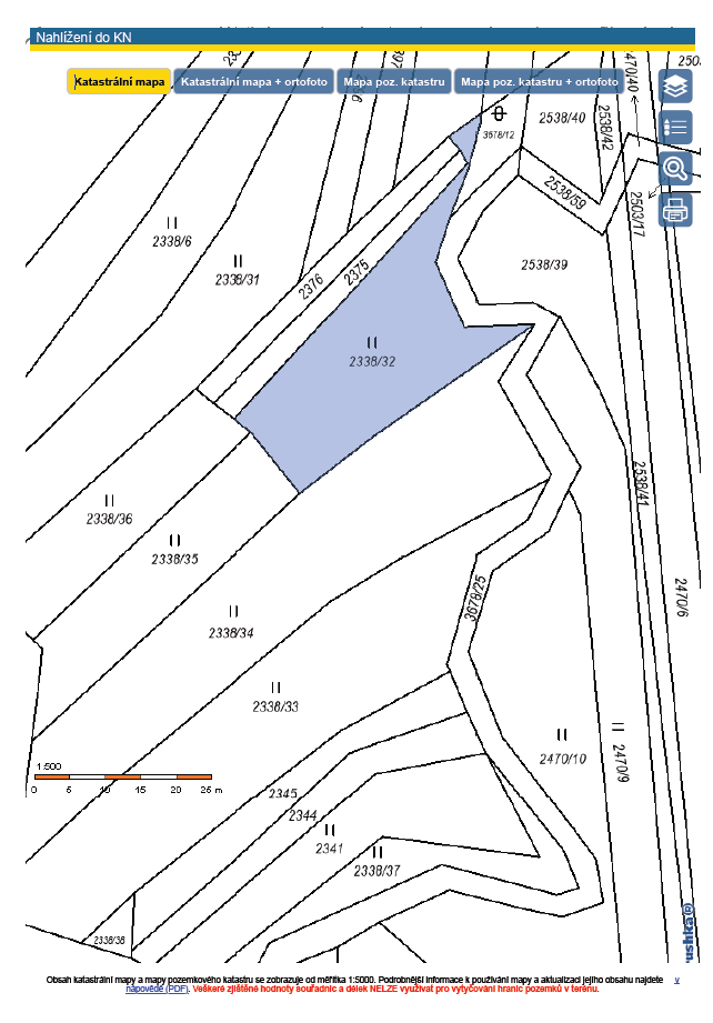 Podíl 1/4 na pozemcích v KÚ Drnovice u Val. Klobouk - 3
