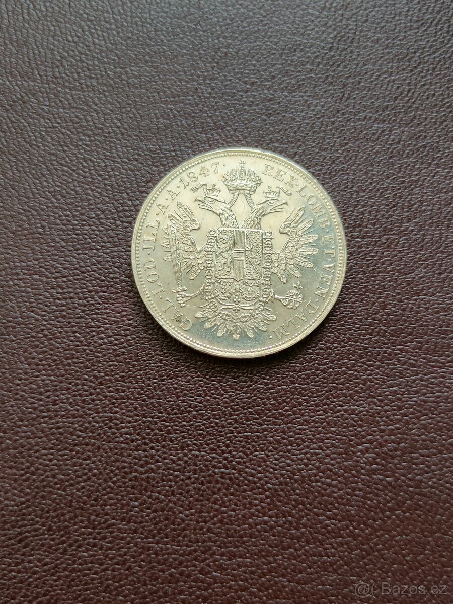 1/2 Tolar 1847 A Ferdinand V. - 3