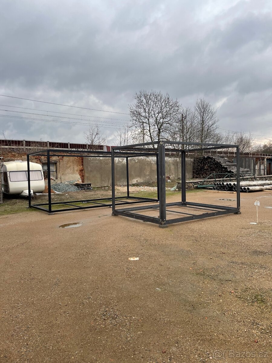 Ocelový rám pro modulový dům / zahradní domek / saunu – výro - 3