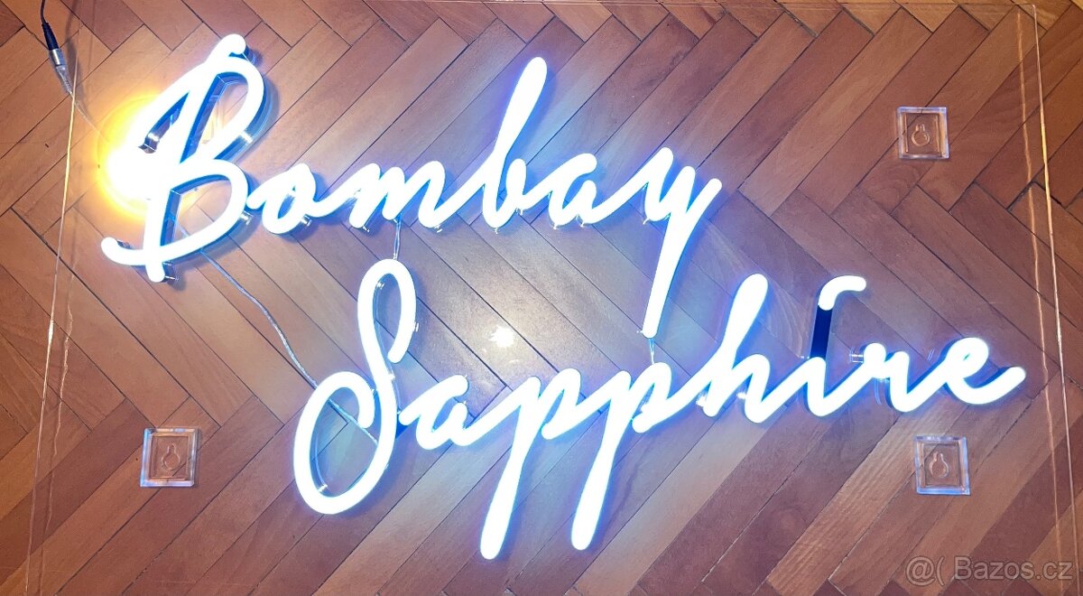 Originální LED neonový nápis BOMBAY SAPPHIRE – nový - 3
