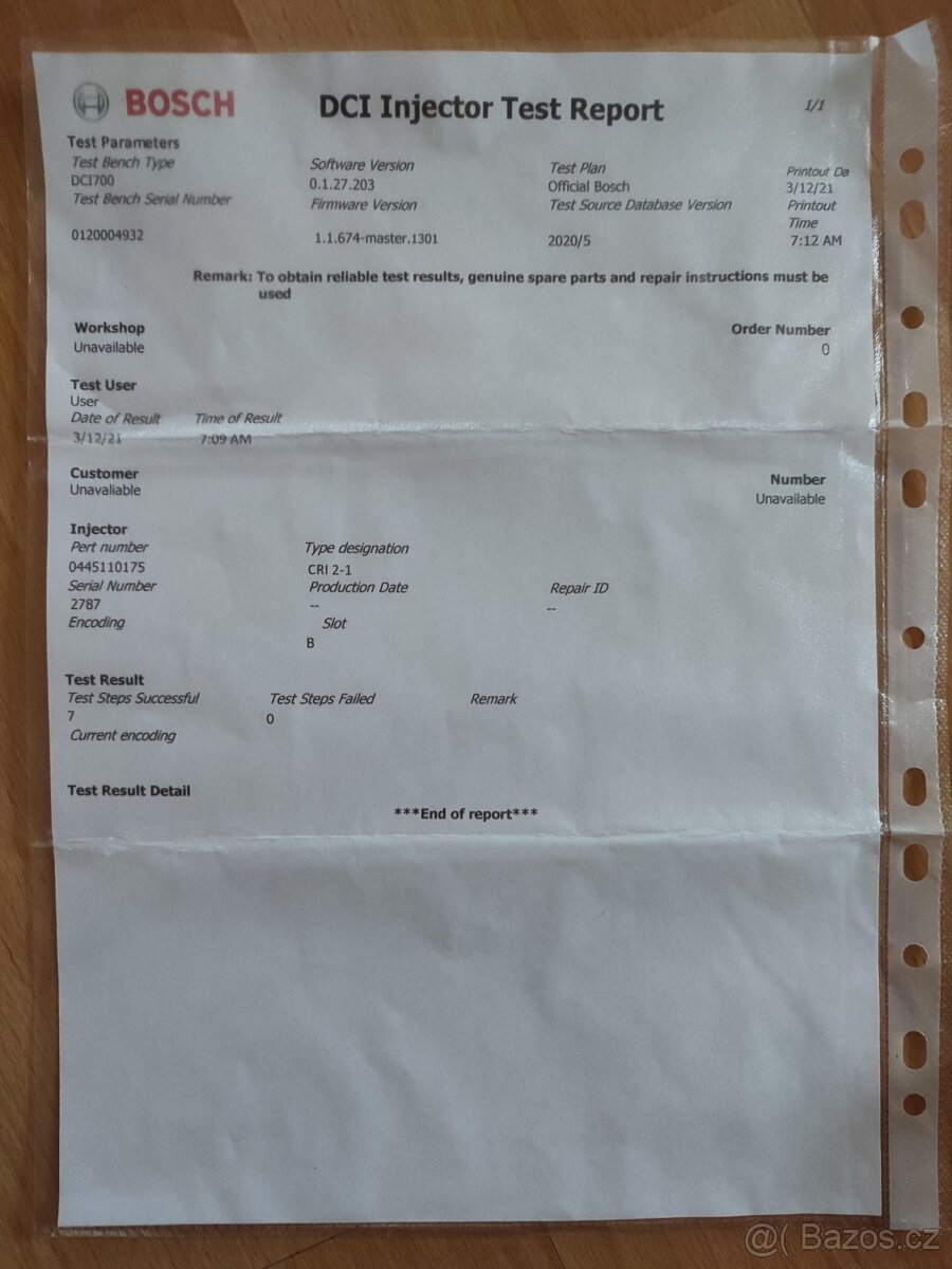 Vstřik Opel Astra H 1,7 CDTI 74KW 2004-2010. - 3