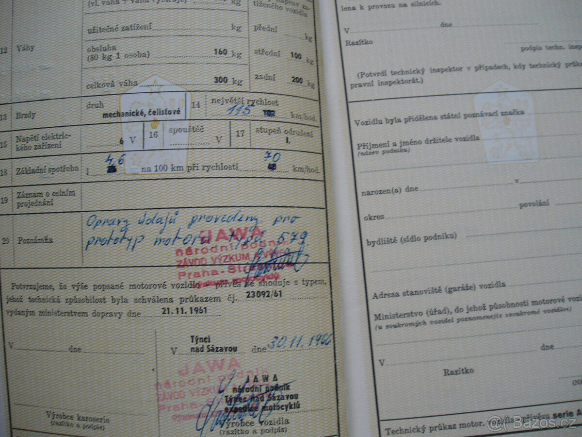 JAWA 250ccm-typ 579 prototyp rok 1963 - 3