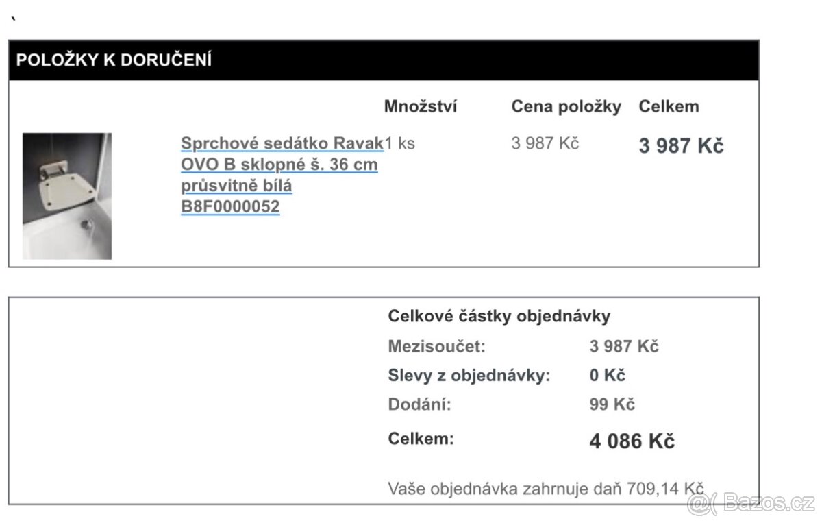 Sedátko do sprchy RAVAK - 3