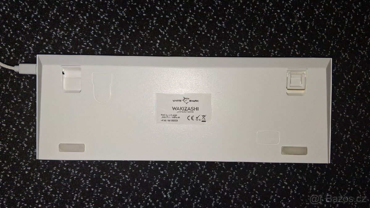 Klávesnice 60% RGB whiteshark - modré spínače - 3