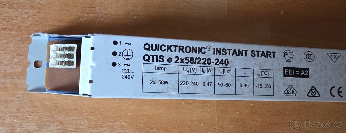 Elektronický předřadník OSRAM QTIS e 2x58/220-240 - 3