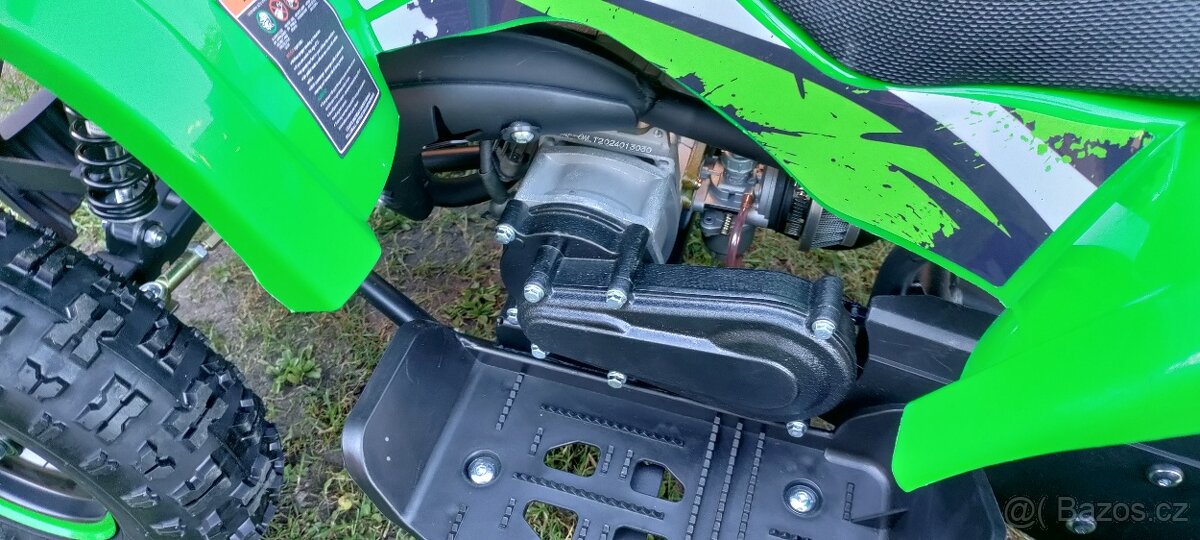 Nová zelená dětská čtyřkolka Torino 49ccm, E-start